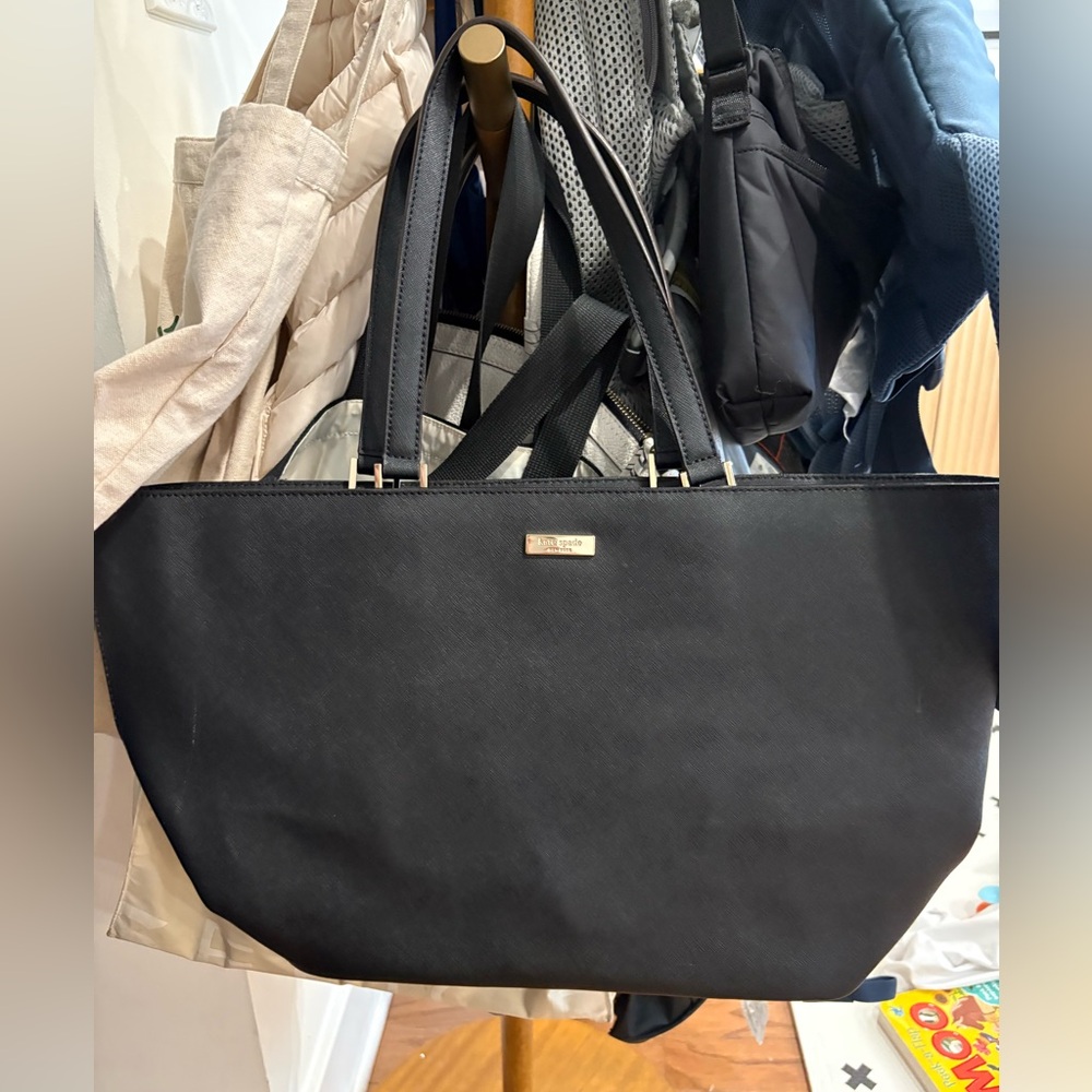 Kate spade newbury lane shoulder tote bag black